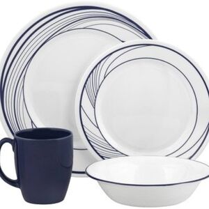 ♻️ Corelle Vive Flo One (Replacement) Places Setting 4-Pc Set